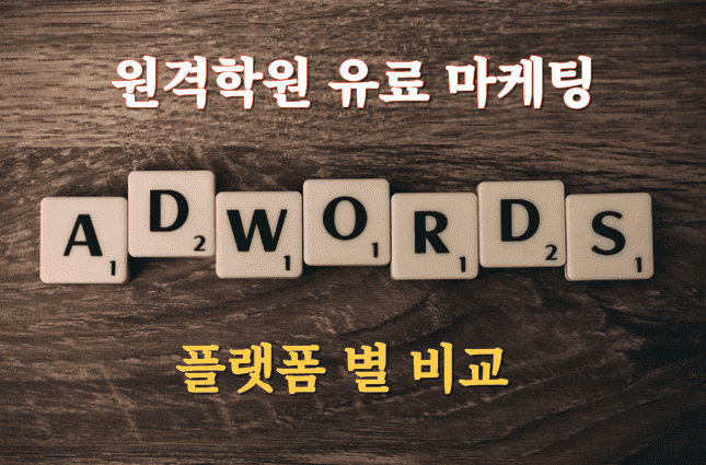 원격학원 홍보를 위한 유료 마케팅 플랫폼 비교