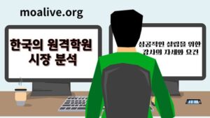 한국의 원격학원 시장 분석