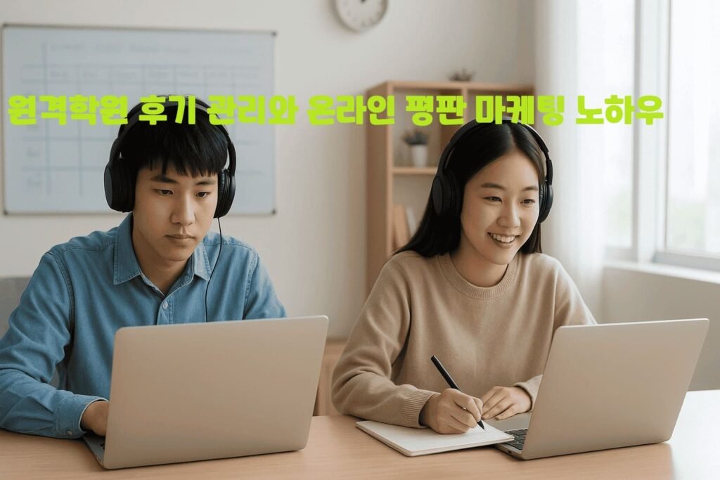 원격학원 후기 관리와 온라인 평판 마케팅 노하우